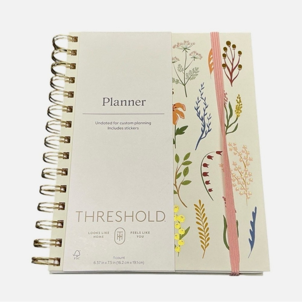 2PCS of Threshold Updated Day Week Monthly Planner